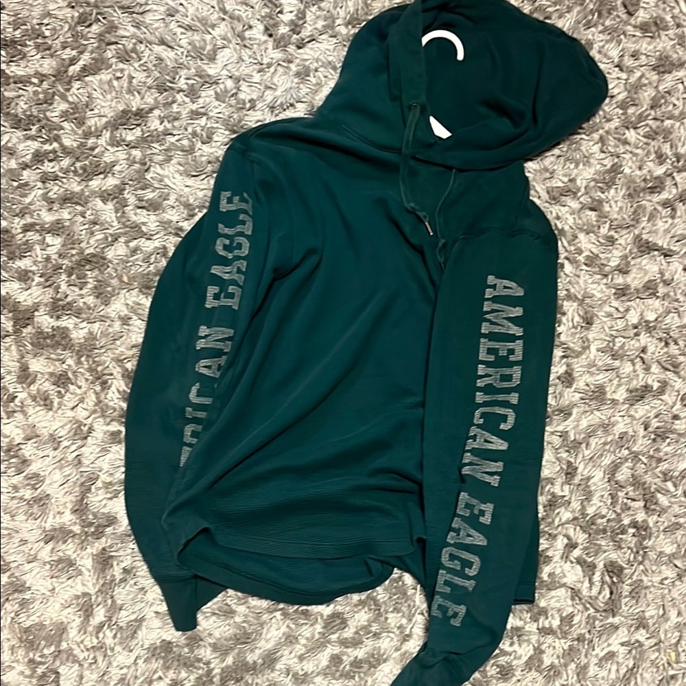 American Eagle Outfitters Green Hoodie